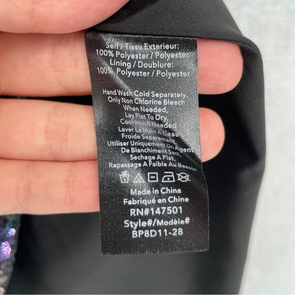 Le Gali Sequin Halter Knee Length Dress NWT - Picture 7 of 9